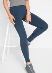 Legginsy termiczne z wygodnym paskiem. Zielone bielizna termoaktywna damska bonprix, bez wzorów. Za 67.99 zł.