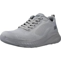 Buty do chodzenia damskie Skechers 117209LTGY. Szare obuwie sportowe damskie Skechers, bez wzorów, z materiału, trekkingowe, Skechers Sport. Za 263.99 zł.