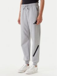 Adidas Spodnie dresowe Z.N.E. JD9586 Szary Regular Fit. Szare spodnie dresowe damskie Adidas, m, bez wzorów, z bawełny. Za 359.99 zł.