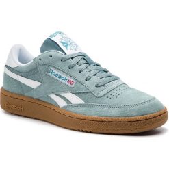 Buty Reebok - Revenge Plus Mu CN6009 Teal Fog/Mineral Mist/Whi. Niebieskie półbuty na co dzień męskie Reebok, z materiału, eleganckie, bez zapięcia. W wyprzedaży za 259.00 zł.