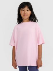 4F T-shirt oversize z nadrukiem dziewczęcy - różowy 134 (8-9 lat). Czerwone t-shirty i topy dla dziewczynek 4f, bez wzorów, ze skóry, bez ramiączek. W wyprzedaży za 39.99 zł.