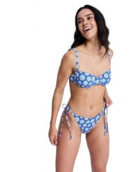 Dół bikini damski PRINTED ESSENTIALS. Czarne bikini damskie Roxy, l, bez wzorów. Za 129.99 zł.