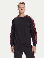 HUGO Bluza Liam 50540909 Czarny Regular Fit. Czarne bluzy męskie Hugo, m, bez wzorów, z bawełny, bez kaptura. Za 289.99 zł.