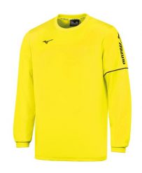 Bluza z okrągłym dekoltem Mizuno Team Sendai. Żółte bluzy męskie Mizuno, l, bez wzorów, z materiału, bez kaptura, na fitness i siłownię. Za 190.00 zł.