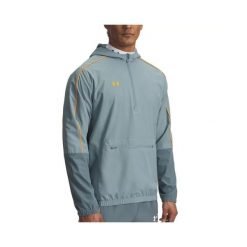 Bluza dresowa Under Armour CHALLENGER WARMUP. Brązowe bluzy sportowe męskie Under Armour, l, bez wzorów, z dresówki, bez kaptura, na fitness i siłownię. Za 325.15 zł.