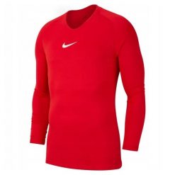 Bluza Męska Park DriFIT Base Layer Top. Czerwone koszulki sportowe męskie Nike, m, bez wzorów, bez kołnierzyka, bez ramiączek, trekkingowe. Za 131.99 zł.