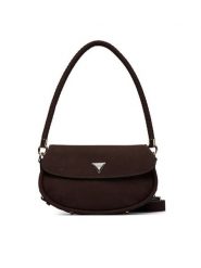 Guess Torebka Danya HWSG99 18190 Brązowy ciemny. Brązowe torebki do ręki damskie Guess, z aplikacjami, ze skóry, bez dodatków. Za 589.99 zł.