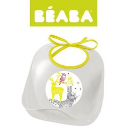 Śliniak z kieszonką Bunny (913405). Szare śliniaki dla dzieci Beaba. Za 46.99 zł.