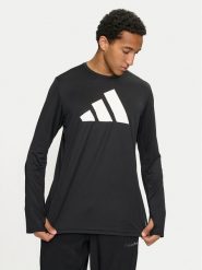 Adidas Koszulka techniczna Run It IL7231 Czarny Regular Fit. Czarne koszulki sportowe męskie Adidas, l, bez wzorów, z syntetyku, bez kołnierzyka, bez ramiączek, do biegania. Za 99.99 zł.