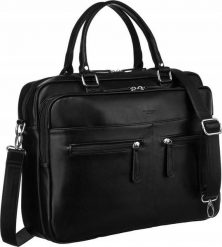 Torba Peterson Męska torba na laptopa do 14 cali wykonana ze skóry ekologicznej - Peterson NoSize. Torby na laptopa męskie Peterson, bez wzorów, ze skóry ekologicznej. Za 289.42 zł.