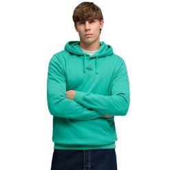 Bluza męska Puma ESS No.1 Logo Centered Hoodie. Zielone bluzy męskie Puma, m, bez wzorów, z bawełny, bez kaptura, na fitness i siłownię. Za 168.99 zł.