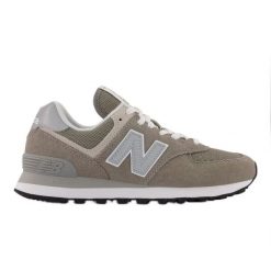 Buty New Balance WL574EVG szare. Szare obuwie sportowe damskie bez wzorów, z gumy. Za 822.14 zł.