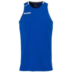 Tank top Kempa Player. Białe koszulki sportowe męskie Kempa, xl, bez wzorów, z materiału, bez kołnierzyka, bez ramiączek, do koszykówki. Za 136.50 zł.