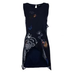 Desigual Sukienka Damska 38 Ciemny Niebieski. Sukienki damskie Desigual. W wyprzedaży za 290.00 zł.