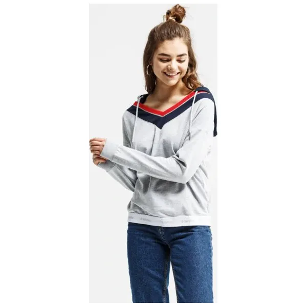 Lotto Bluza Viedma , szary, rozmiar XS. Szare bluzy damskie Lotto, s, bez wzorów, z bawełny, bez kaptura. W wyprzedaży za 63.99 zł.