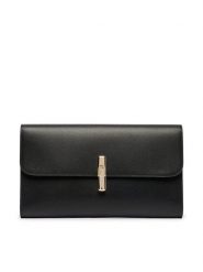 Furla Torebka Iride Clutch WE00913 ARE000 CN O6000 Czarny. Czarne kopertówki damskie Furla, bez wzorów, ze skóry, bez dodatków. Za 899.99 zł.