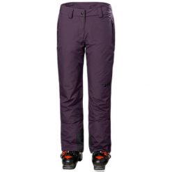 Spodnie narciarskie dla kobiet Helly Hansen Blizzard. Fioletowe spodnie sportowe damskie Helly Hansen, bez wzorów, narciarskie. Za 680.50 zł.