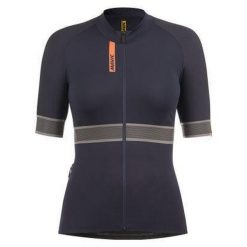 Damski jersey Mavic Ksyrium. Fioletowe koszulki sportowe damskie MAVIC, bez wzorów, z jersey, bez kołnierzyka, bez ramiączek, rowerowe. W wyprzedaży za 486.00 zł.