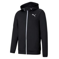 Męska Bluza Z Kapturem Ready To Go Full Zip. Czarne bluzy męskie Puma, m, bez wzorów, z kapturem. Za 222.99 zł.