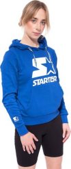 Starter Blue Label Bluza z kapturem damska Starter BLUE LABEL niebieska SDG-001-BD-807 S. Niebieskie bluzy damskie Starter Blue Label, s, bez wzorów, z kapturem. Za 159.13 zł.