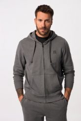 Męska Rozpinana bluza z kapturem fitness dzianina dresowa kaptur nadruki. Szare bluzy męskie JAY-PI, l, bez wzorów, z bawełny, z kapturem, na fitness i siłownię. Za 349.99 zł.