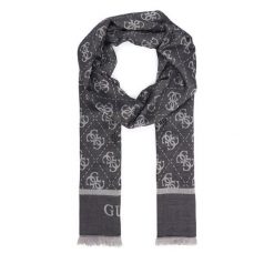 Szal Guess. Czarne szaliki i chusty damskie Guess, z aplikacjami. Za 234.99 zł.
