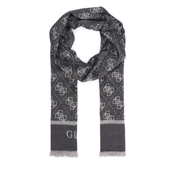 Szal Guess. Czarne szaliki i chusty damskie Guess, z aplikacjami. Za 222.99 zł.