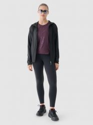 4F Legginsy do biegania z wysokim stanem damskie - szare XS. Szare legginsy damskie 4f, s, bez wzorów, z dzianiny, z podwyższonym stanem, krótkie, do biegania. W wyprzedaży za 89.99 zł.