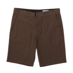 Spodenki męskie Volcom Frickin Mdrn Stch 19. Zielone szorty męskie Volcom, l, bez wzorów, z bawełny. Za 296.06 zł.