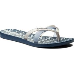 Japonki IPANEMA - Kirei Silk III Fem 82289 Blue/Silver 24496. Niebieskie klapki damskie Ipanema, z tworzywa sztucznego. Za 64.99 zł.