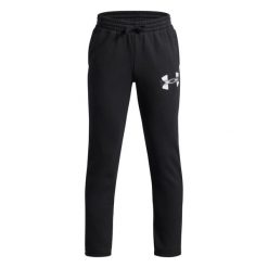 Spodnie treningowe Under Armour dla chłopców Fleece Clrblk Graphic 6004995. Białe spodnie sportowe dla chłopców Under Armour, bez wzorów, z bawełny, eleganckie. Za 231.45 zł.
