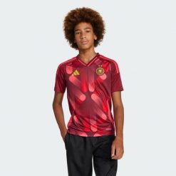 Koszulka Germany 25 (Women's Team) Away. Czerwone t-shirty damskie Adidas, l, bez wzorów, z dzianiny, klasyczne, bez kołnierzyka. Za 349.00 zł.