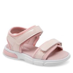 Sandały Nelli Blu. Czerwone sandały dziewczęce Nelli Blu, bez zapięcia. Za 47.99 zł.