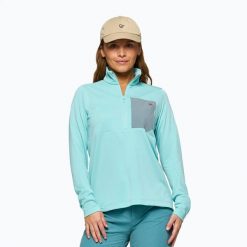 Bluza trekkingowa damska NORRONA Femund Warm1 Zip Neck. Niebieskie bluzy damskie NORRONA, s, bez wzorów, z materiału, bez kaptura. Za 433.99 zł.