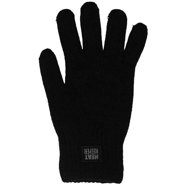 Męskie rękawice termoaktywne Heatkeeper czarne. Czarne rękawiczki męskie HEAT KEEPER, bez wzorów, sportowe. Za 118.99 zł.