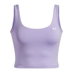 Damski tank top Under Armour Motion. Białe obuwie sportowe damskie Under Armour, bez wzorów, na fitness i siłownię. Za 186.50 zł.