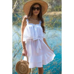Sukienka Leila White. Sukienki damskie marki Modaforyou. Za 109.00 zł.