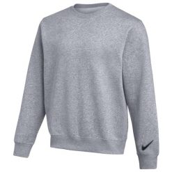 Bluza dresowa sportowa męska Park 26 Fleece Crew Swoosh. Szare bluzy męskie Nike, m, bez wzorów, z bawełny, bez kaptura. Za 239.99 zł.