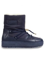 Tommy Hilfiger Śniegowce Tommy Essential Snowboot FW0FW07504 Niebieski. Niebieskie śniegowce i trapery damskie Tommy Hilfiger, z materiału. Za 369.99 zł.