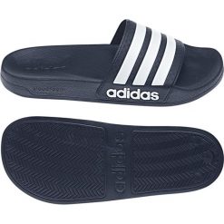 Klapki adidas Adilette Shower AQ1703. Białe klapki męskie Adidas, z materiału. W wyprzedaży za 139.00 zł.
