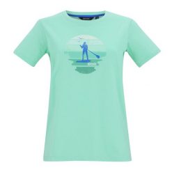 Koszulka Damska Filandra VX Sunset Paddleboard T-shirt. Zielone t-shirty damskie Regatta, bez wzorów, casualowe, bez kołnierzyka. Za 67.99 zł.