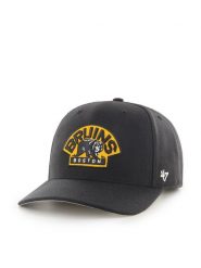 47 Brand Czapka z daszkiem NHL Boston Bruins H-CLZOE01WBP Czarny. Czarne rękawiczki męskie 47 Brand, bez wzorów, z materiału. Za 89.99 zł.