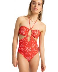 Jednoczęściowy strój kąpielowy dla Kobiety PT BEACH CLASSICS Czerwony. Czerwone kostiumy jednoczęściowe damskie Roxy, xs, bez wzorów, z elastanu, do pływania. Za 339.99 zł.