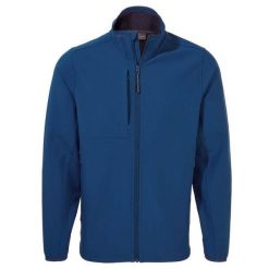 Męska Kurtka Soft Shell Expert Basecamp. Niebieskie kurtki męskie Craghoppers, m, bez wzorów, z softshellu, sportowe, bez kaptura. Za 239.99 zł.