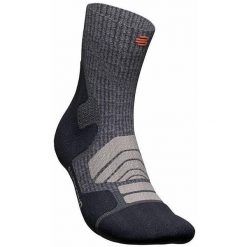 Skarpetki średniej wysokości z wełny merino Bauerfeind Outdoor Merino. Niebieskie skarpety damskie BAUERFEIND, bez wzorów, ze skóry. Za 150.00 zł.