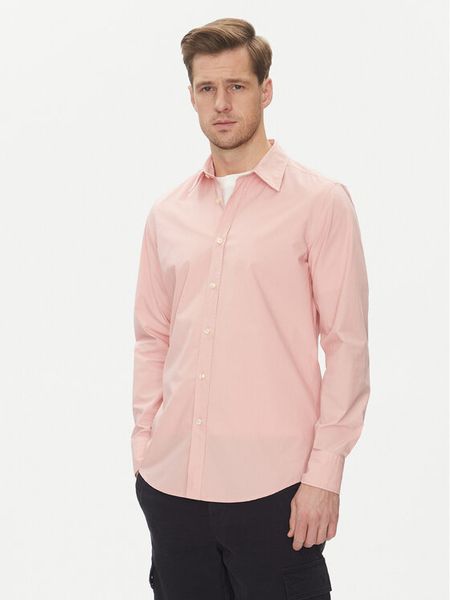 BOSS Koszula Relegant 50518304 Różowy Regular Fit. Czerwone koszule męskie Boss, m, bez wzorów, z bawełny, bez kołnierzyka, bez ramiączek. Za 251.99 zł.