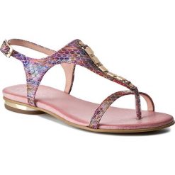 Sandały R.POLAŃSKI - 0826 Multicolor Różowy. Klapki damskie marki R.Polański. W wyprzedaży za 149.00 zł.