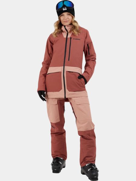 Kurtka Narciarska Damska Fundango Poplar Eco. Czerwone kurtki damskie Fundango, m, bez wzorów, z poliesteru, bez kaptura. Za 499.00 zł.
