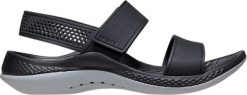 Crocs Sandały Literide 360 W 206711-02G Czarne r. 36/37. Czarne sandały damskie Crocs, bez wzorów, bez obcasa, bez zapięcia. Za 232.71 zł.