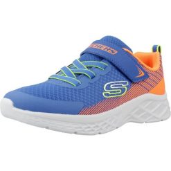 Buty SKECHERS 403924L Niebieski. Brązowe obuwie sportowe damskie Skechers, bez wzorów, z syntetyku, trekkingowe, Skechers Sport. Za 193.38 zł.